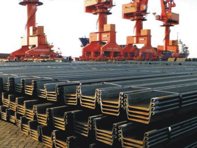 钢板桩出口韩国 12米 400x150